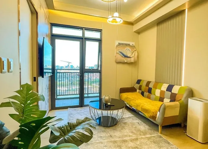 Lovely 1br Near Solaire, Okada I 5mins To Airport Apartamento Manila